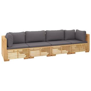 VidaXL set divani da giardino Teak riciclato  