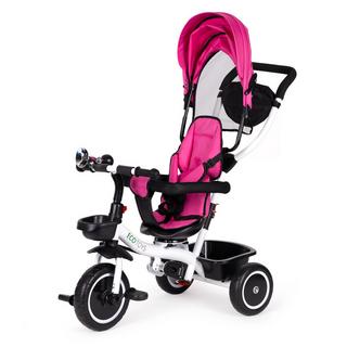 Northix  Triciclo con sedile girevole 360' ECOTOYS, rosa 