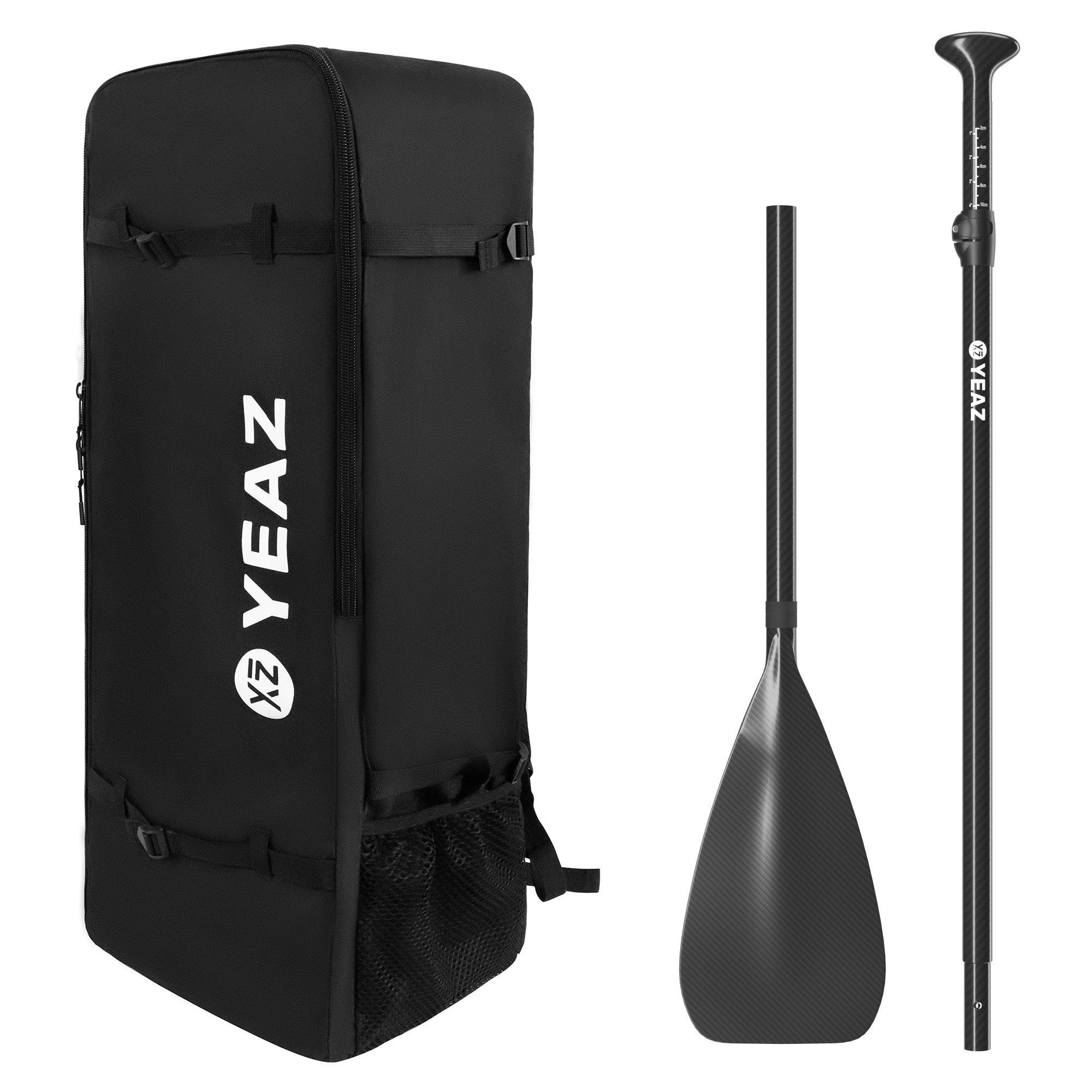 YEAZ  KIT CARBON Zaino e pagaia in carbonio - eclipse black 