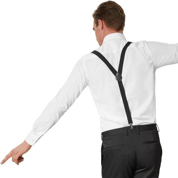 Tectake Einfarbige Hosenträger  