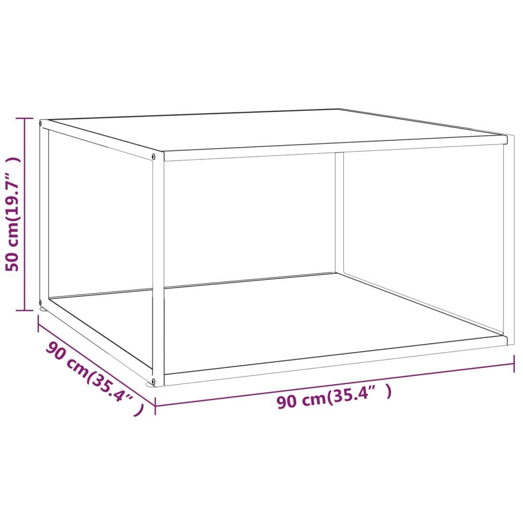 VidaXL Table basse verre  