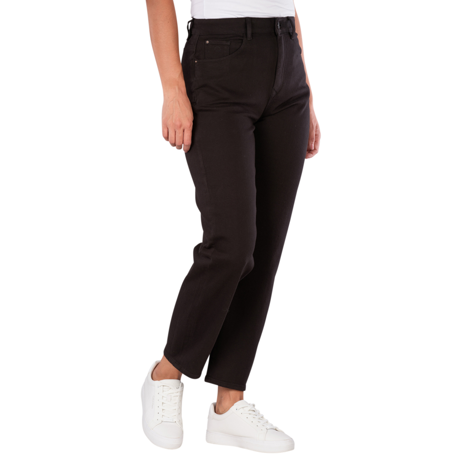 Dawn Denim Stardust O-Shape Stay Black Tapered Fit Jeans  