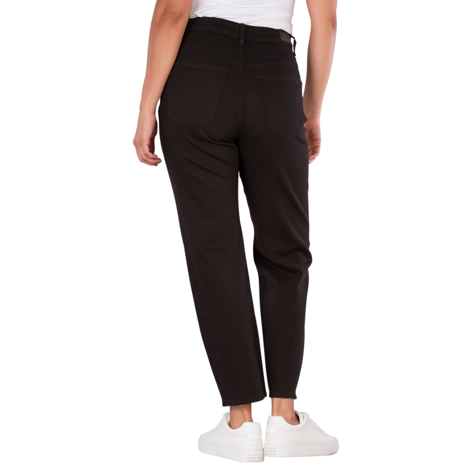 Dawn Denim Stardust O-Shape Stay Black Tapered Fit Jeans  
