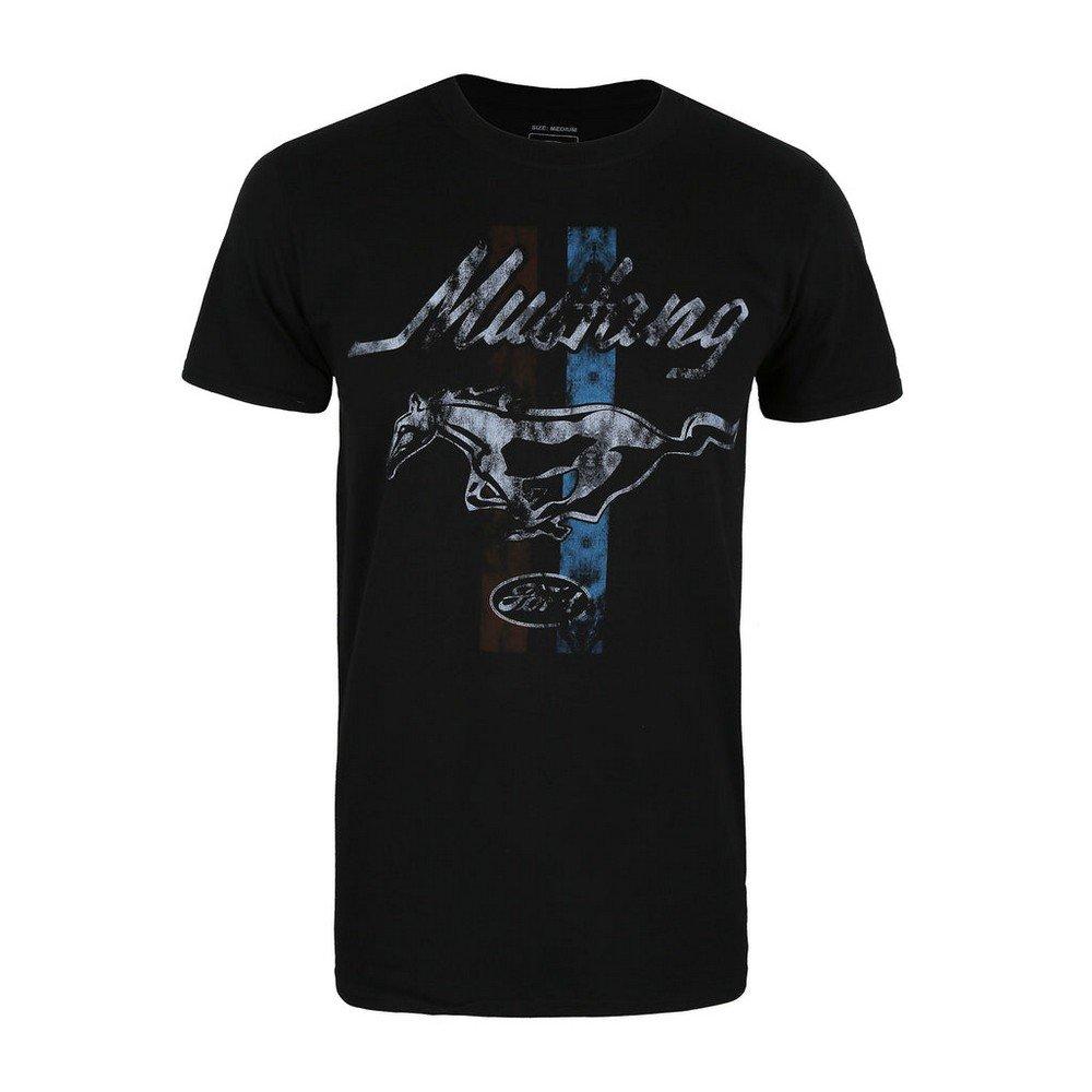 Image of Mustang Tshirt Herren Schwarz M