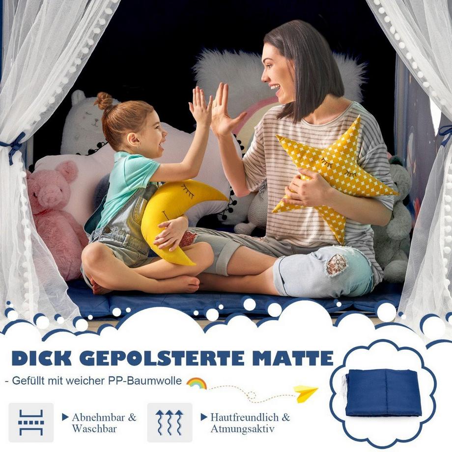 Northix Tente de jeu pour enfants avec tapis  