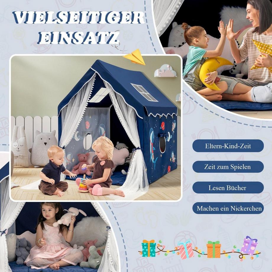 Northix Tente de jeu pour enfants avec tapis  