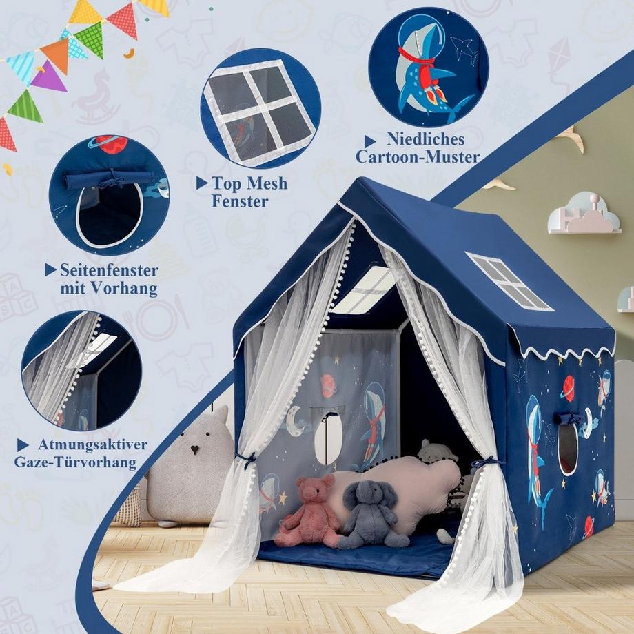 Northix Tente de jeu pour enfants avec tapis  
