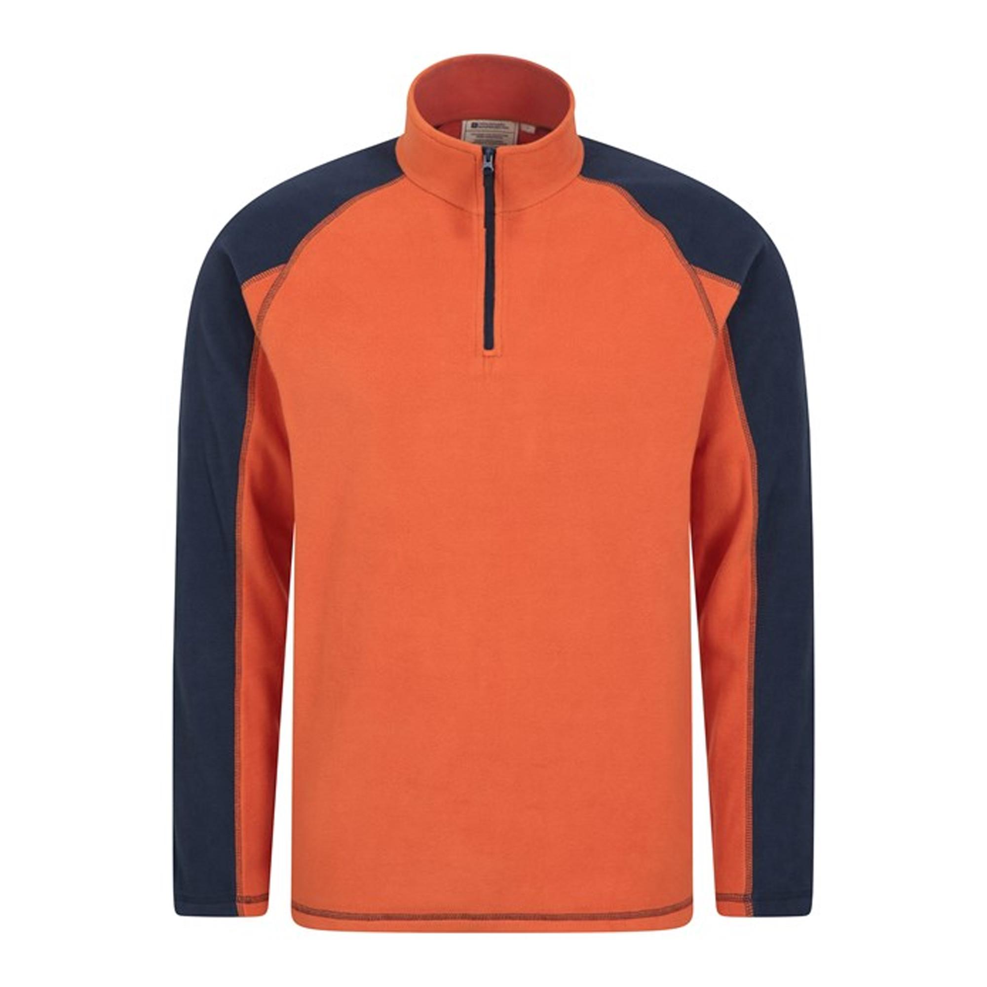 Image of Ashbourne Ii Fleeceoberteil Mit Halbem Reißverschluss Unisex Orange 3XL