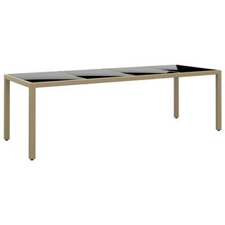 VidaXL Table de jardin rotin synthétique  