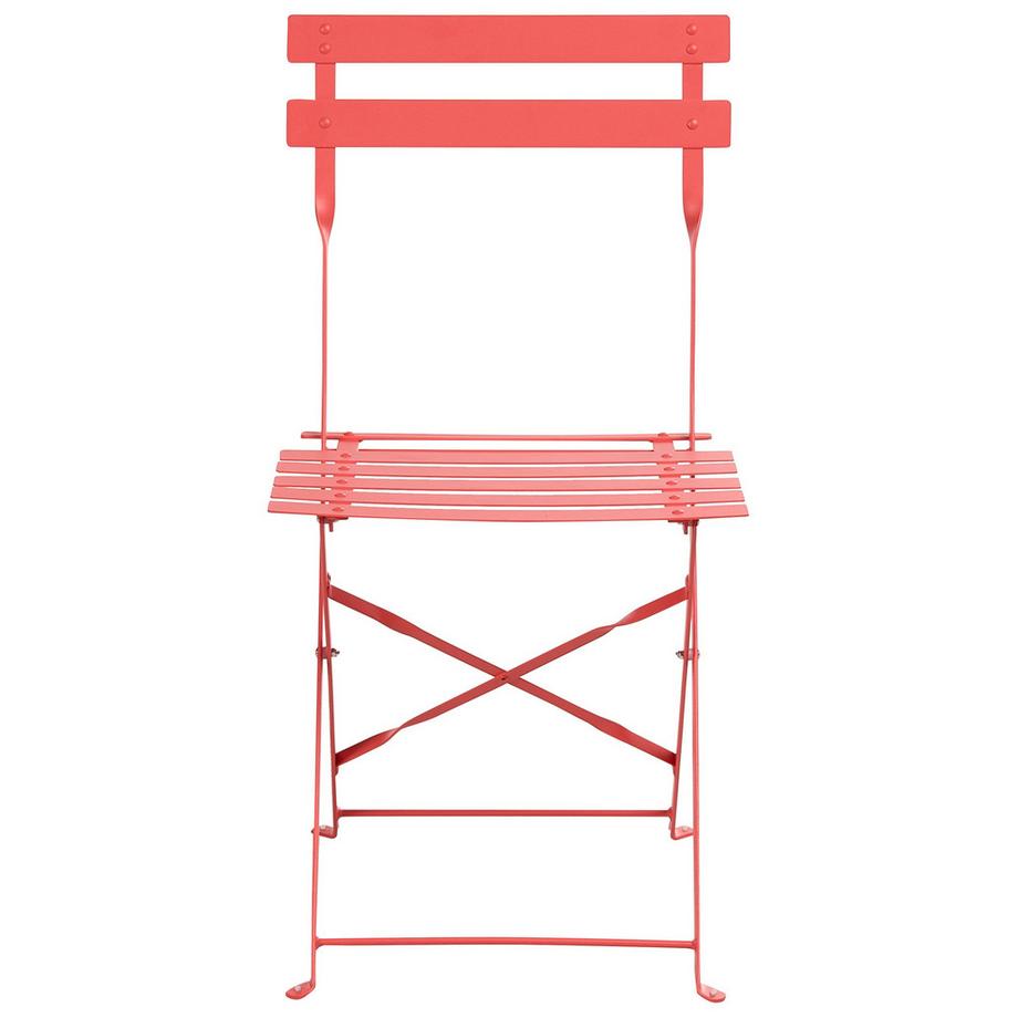 Beliani Ensemble de salle à manger de jardin pour 4 personnes en Acier Moderne FIORI  