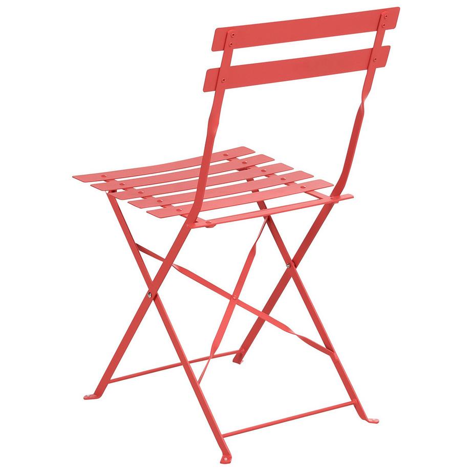 Beliani Ensemble de salle à manger de jardin pour 4 personnes en Acier Moderne FIORI  