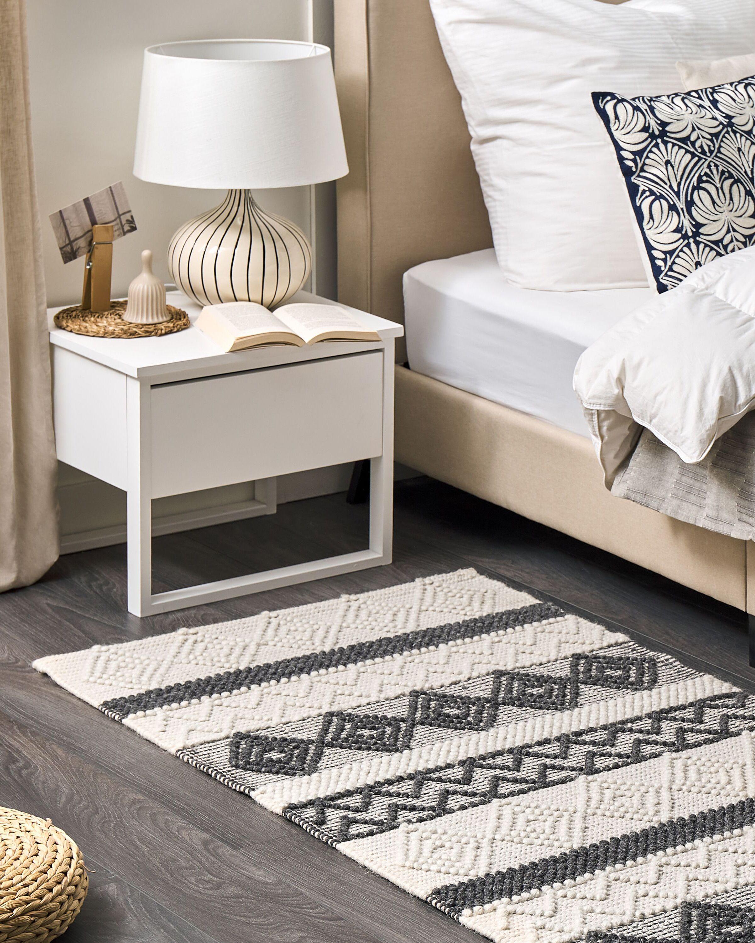 Beliani Tapis en Laine Boho DAVUTLAR  