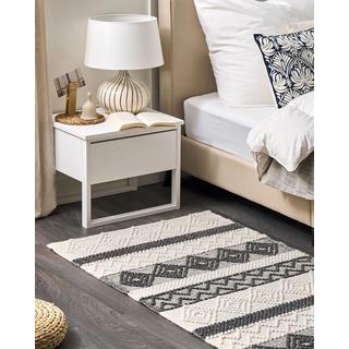 Beliani Tapis en Laine Boho DAVUTLAR  