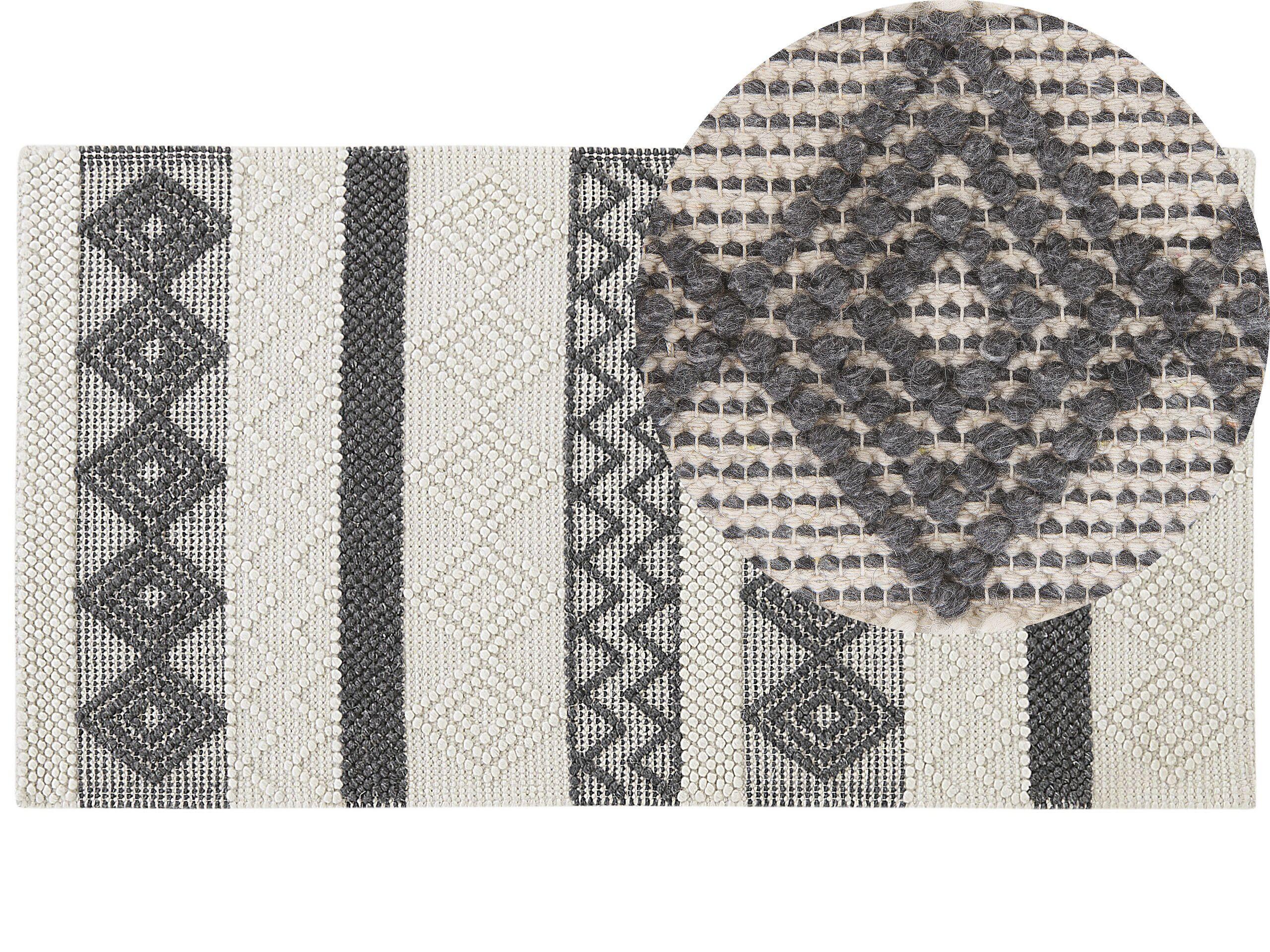 Beliani Tapis en Laine Boho DAVUTLAR  