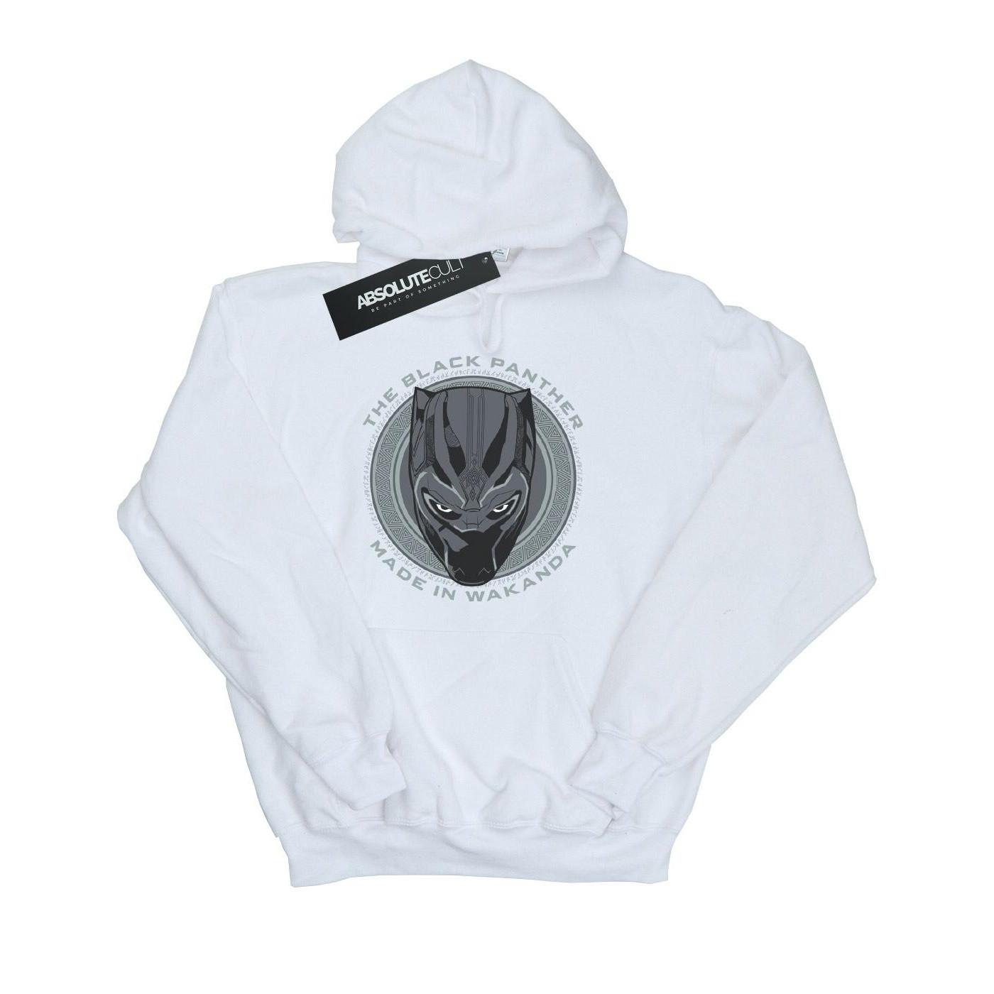 Image of Black Panther Made In Wakanda Kapuzenpullover Jungen Weiss 140/146