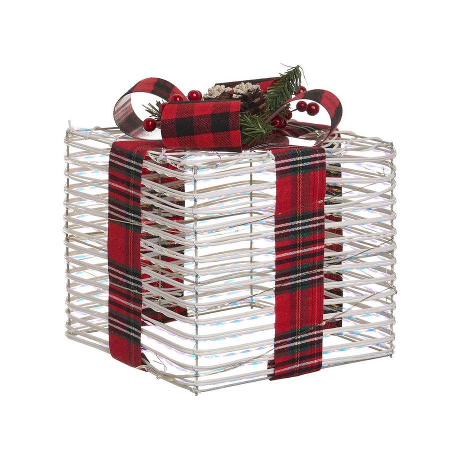 Beliani Lot de 3 décorations de Noël en Matière synthétique Traditionnel MANGEN  