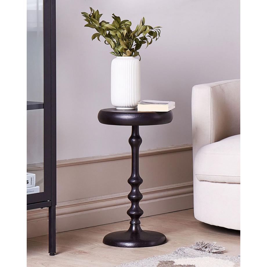 Beliani Tavolino en Alluminio Moderno ATAPO  