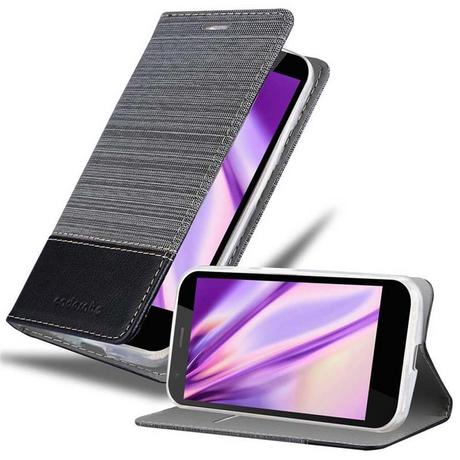 Cadorabo  Housse compatible avec Motorola MOTO G2 - Coque de protection avec fermeture magnétique, fonction de support et compartiment pour carte 