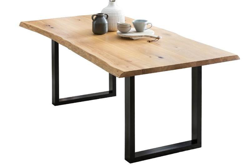 mutoni Table en bois massif chêne 240x100  