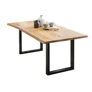 mutoni Table en bois massif chêne 240x100  