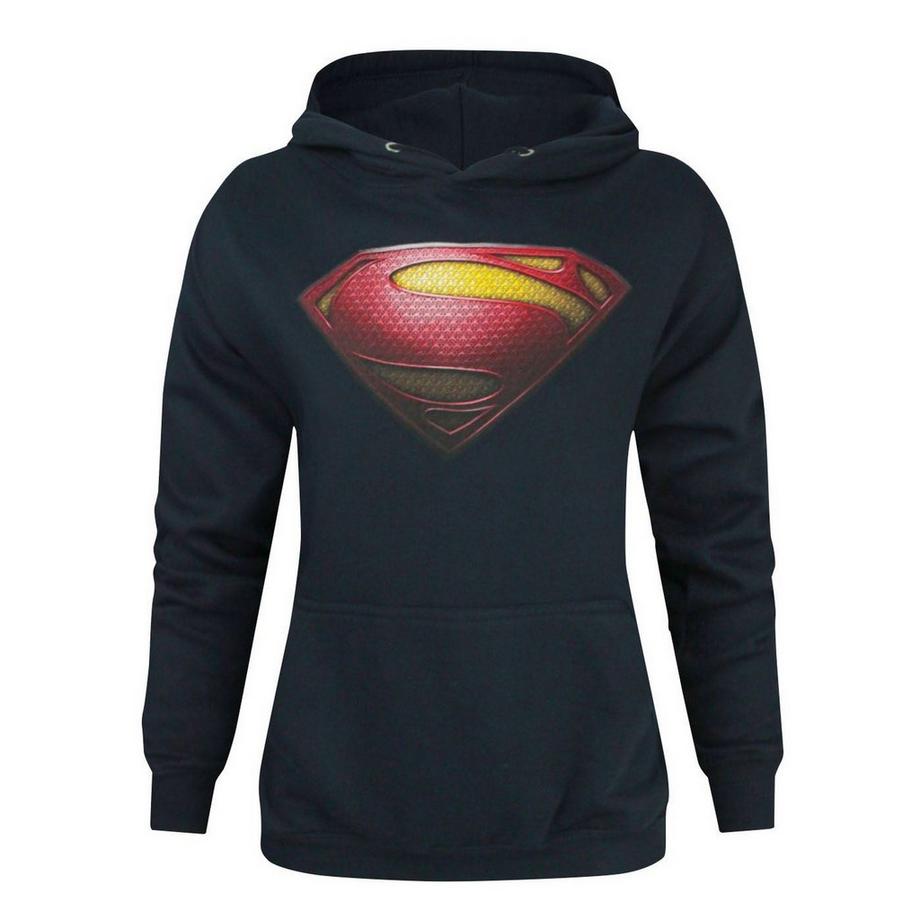 SUPERMAN Man Of Steel Logo Sweat à Capuche  