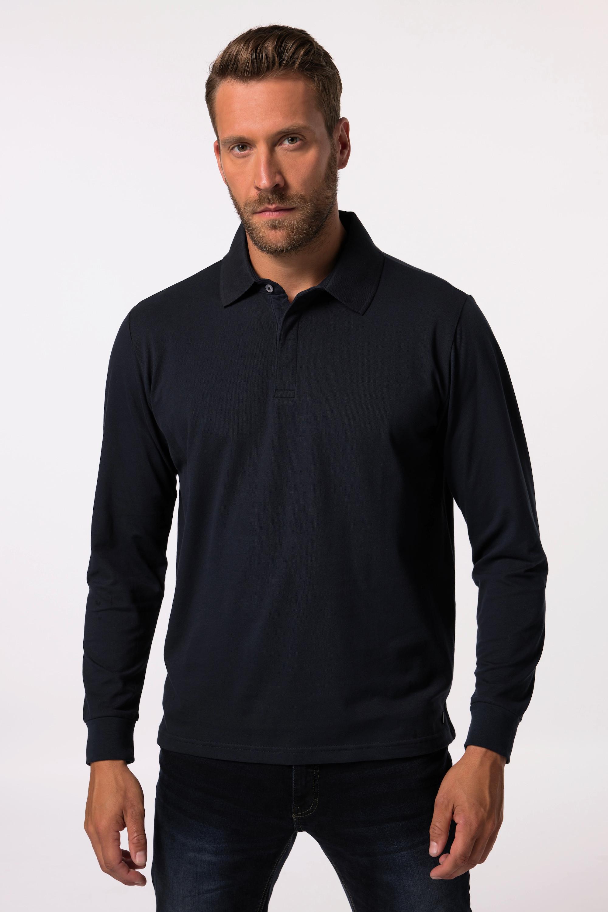 JP1880  Polo FLEXNAMIC®, manches longues, maille piquée - jusqu'au 8&nbsp;XL 