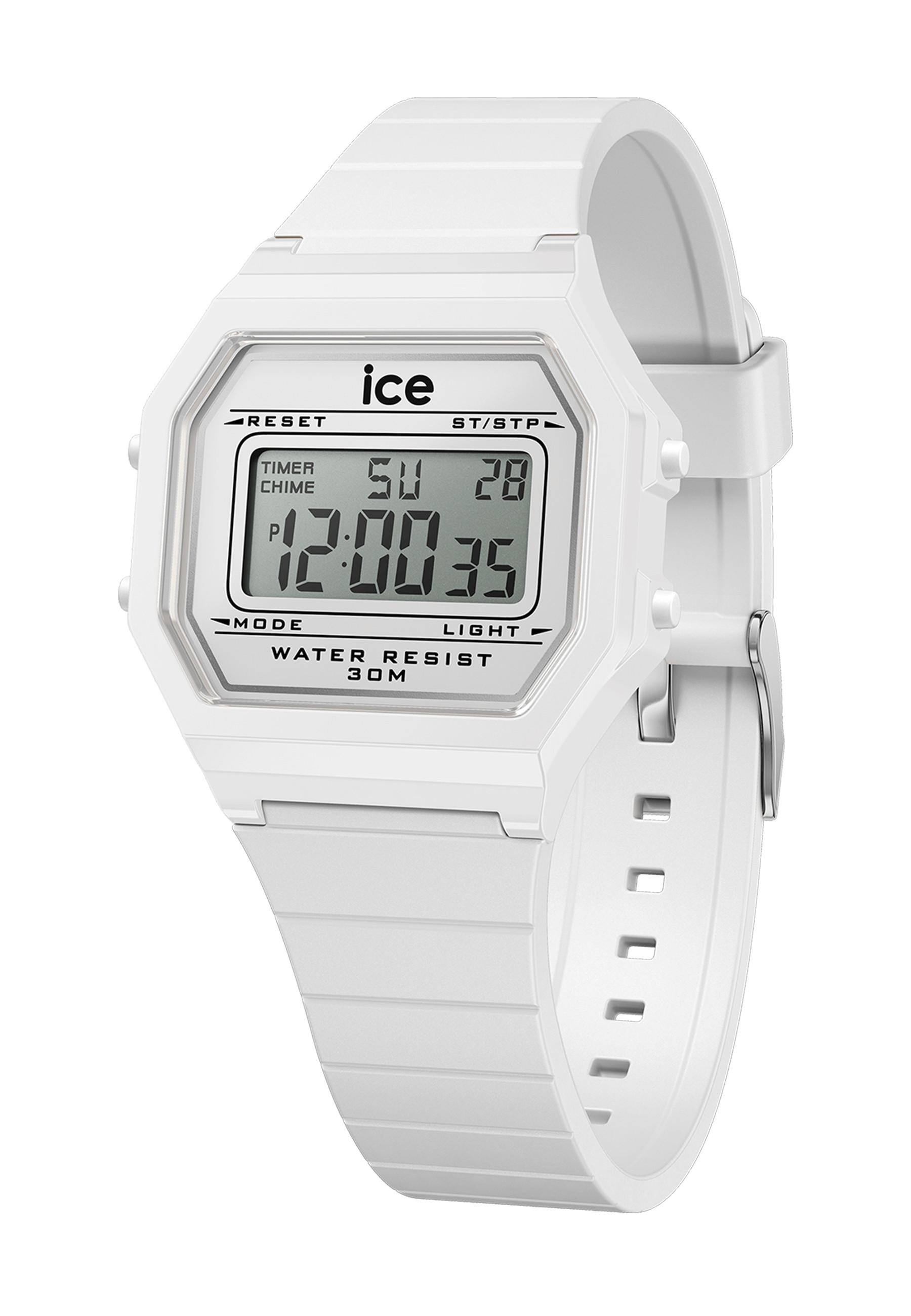 Image of Ice Digit Retro White Small Damen Silber ONE SIZE