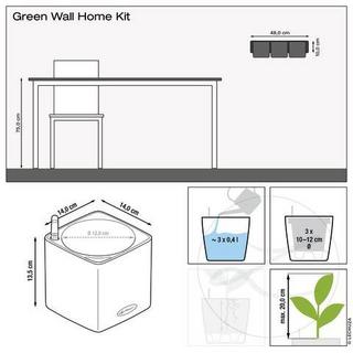 Lechuza Green Wall Home Kit  