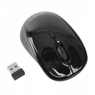 Wireless USB Laptop Blue Trace Mouse - schwarz