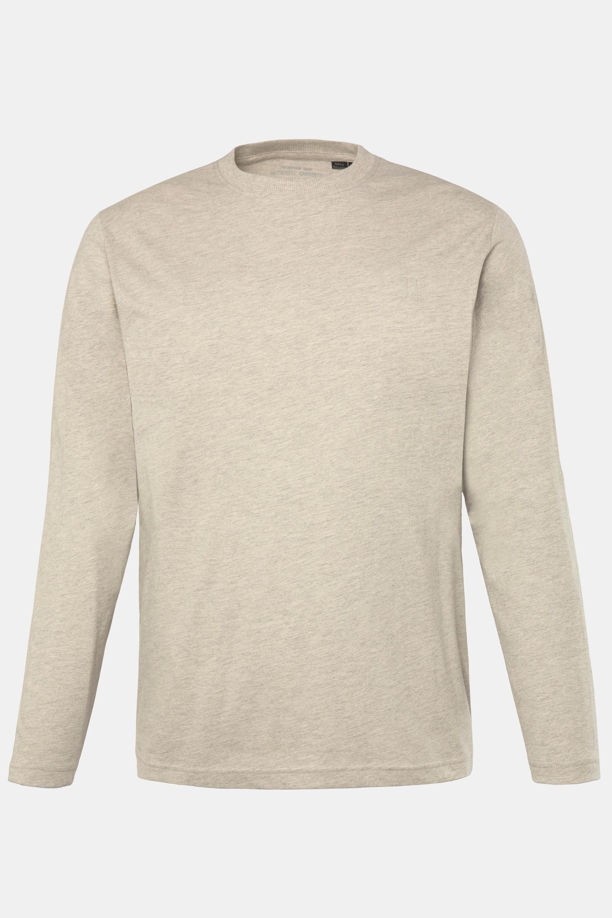 JP1880  Maglia basic a maniche lunghe natura melange 