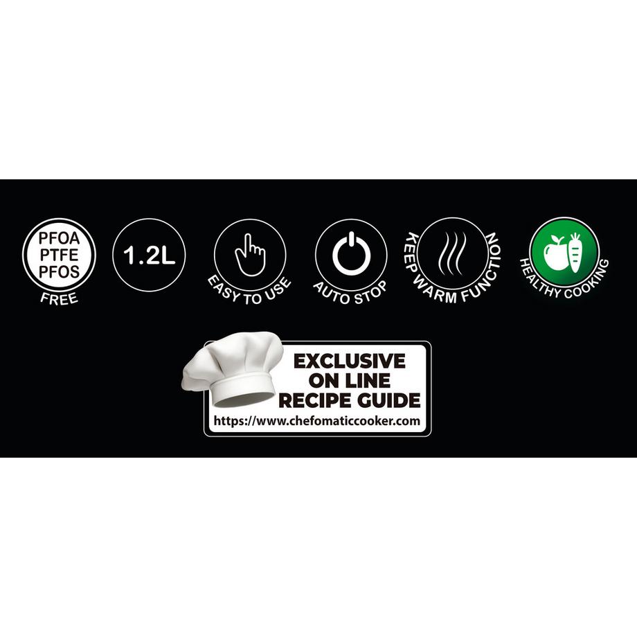 INDUSTEX  Chef-O-Matic Cooker-Multicuiseur et cuiseur vapeur 