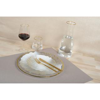 Aulica  DESSOUS D'ASSIETTE FILET DORE ACRYLIQUE PAR BOITE DE - 6 