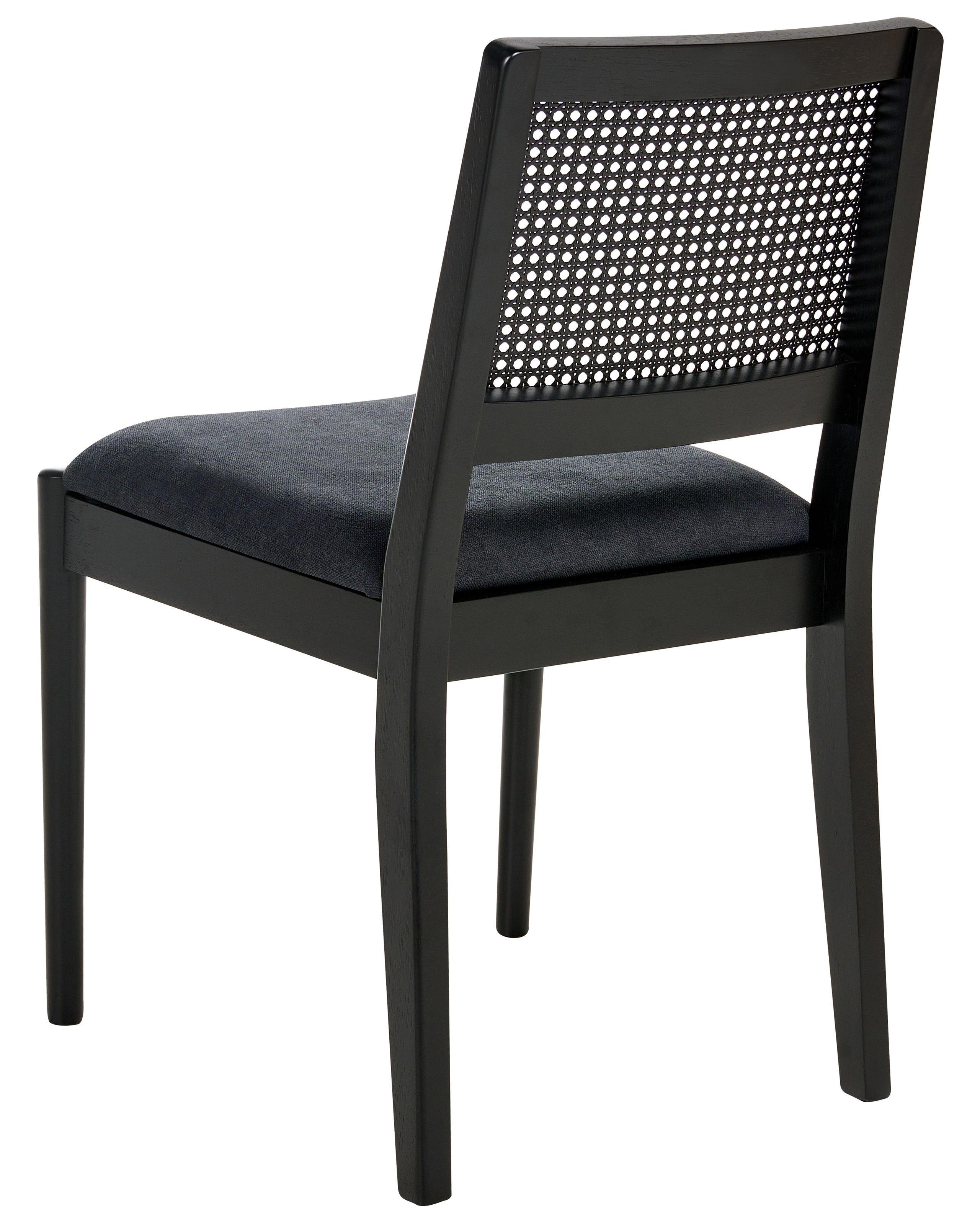 Beliani Lot de 2 chaises de salle à manger en Bois d'hévéa Rétro TAMARAC  