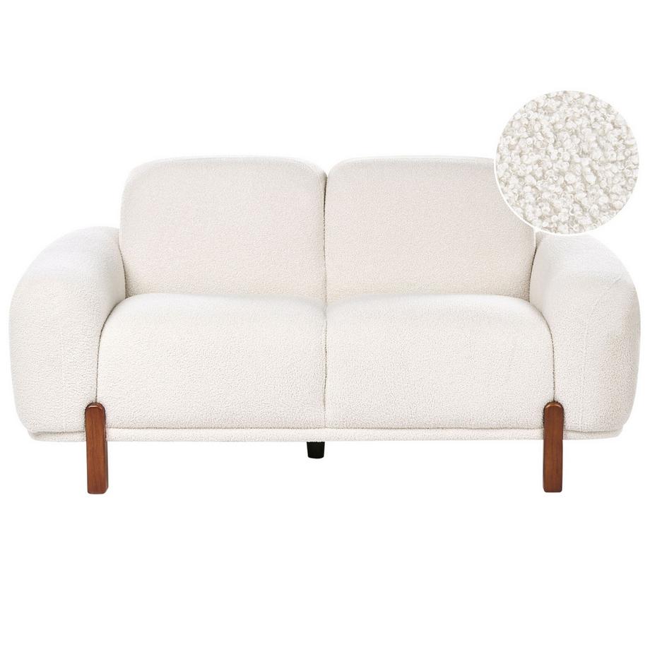 2 Sitzer Sofa aus Bouclé Modern ODNES