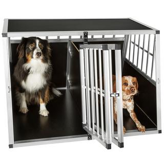 Tectake  Cage de transport pour chien double dos incliné 