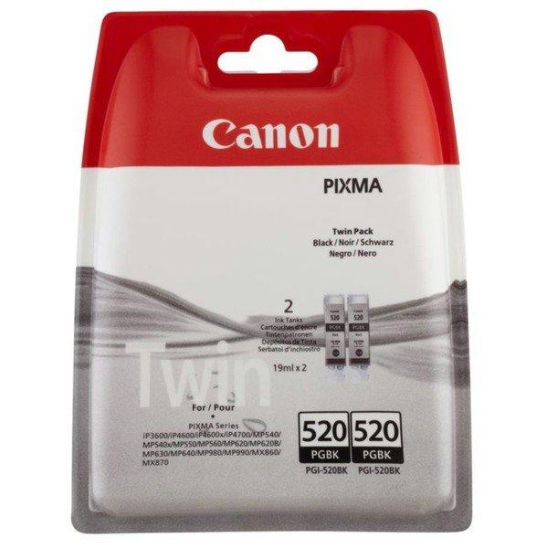 Image of CANON Twin Pack Tinte schwarz PGI-520PACK PIXMA MP 980 2 Stück