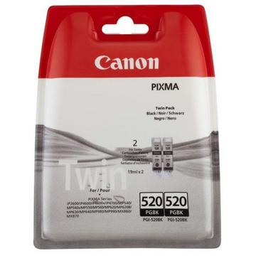CANON Twin Pack Tinte schwarz PGI-520PACK PIXMA MP 980 2 Stück
