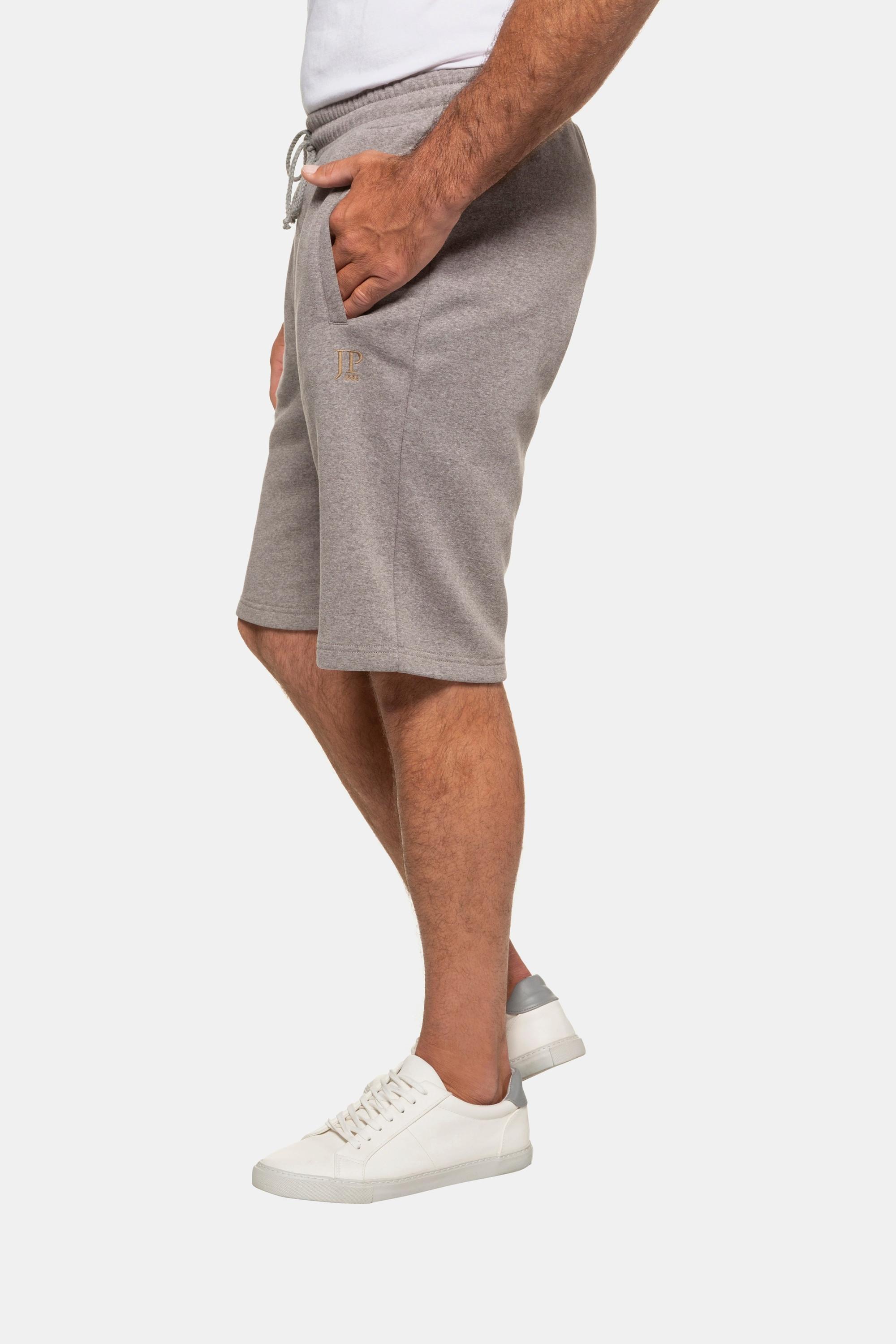 JP1880  Bermuda collection Basic. Short de jogging gris chiné 