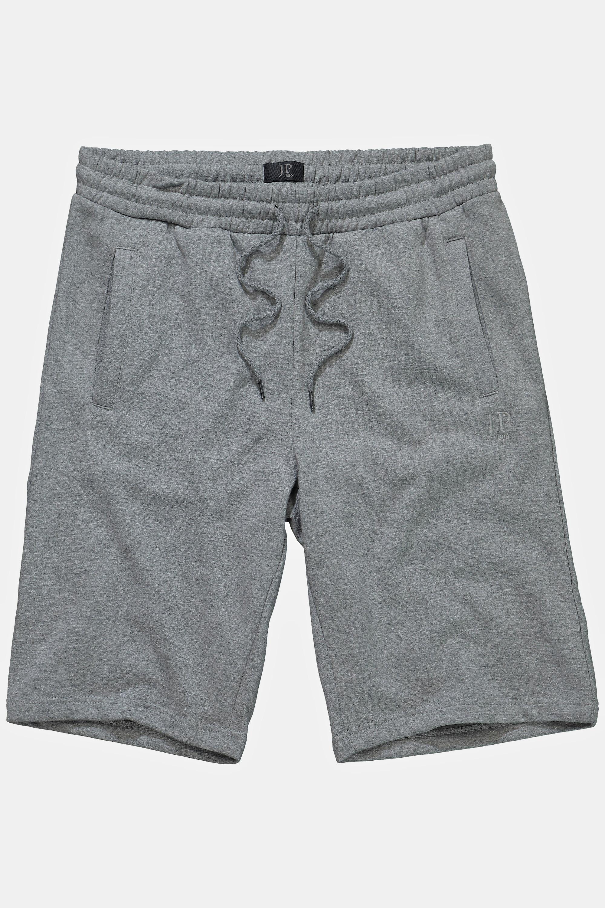 JP1880  Bermuda collection Basic. Short de jogging gris chiné 