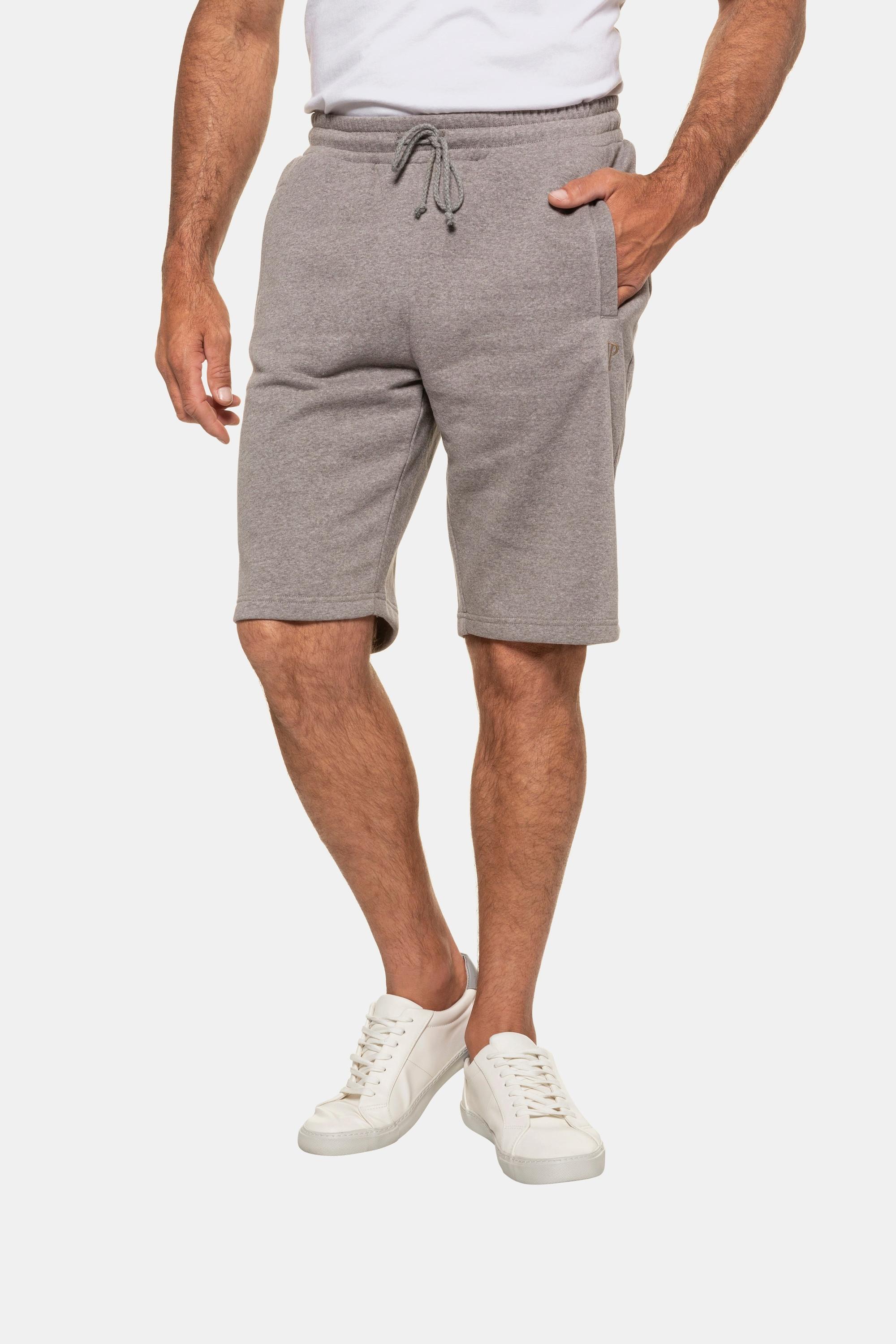 JP1880  Bermuda collection Basic. Short de jogging gris chiné 