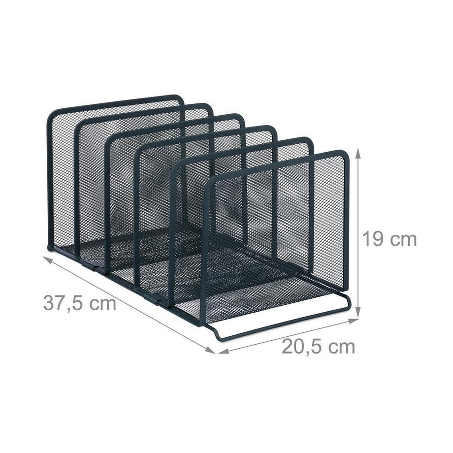 B2X  Dokumentenhalter mit 5 Fächern anthrazit 