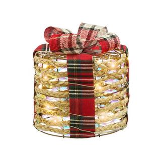 Beliani Lot de 3 décorations de Noël en Matière synthétique Traditionnel VEJLEN  