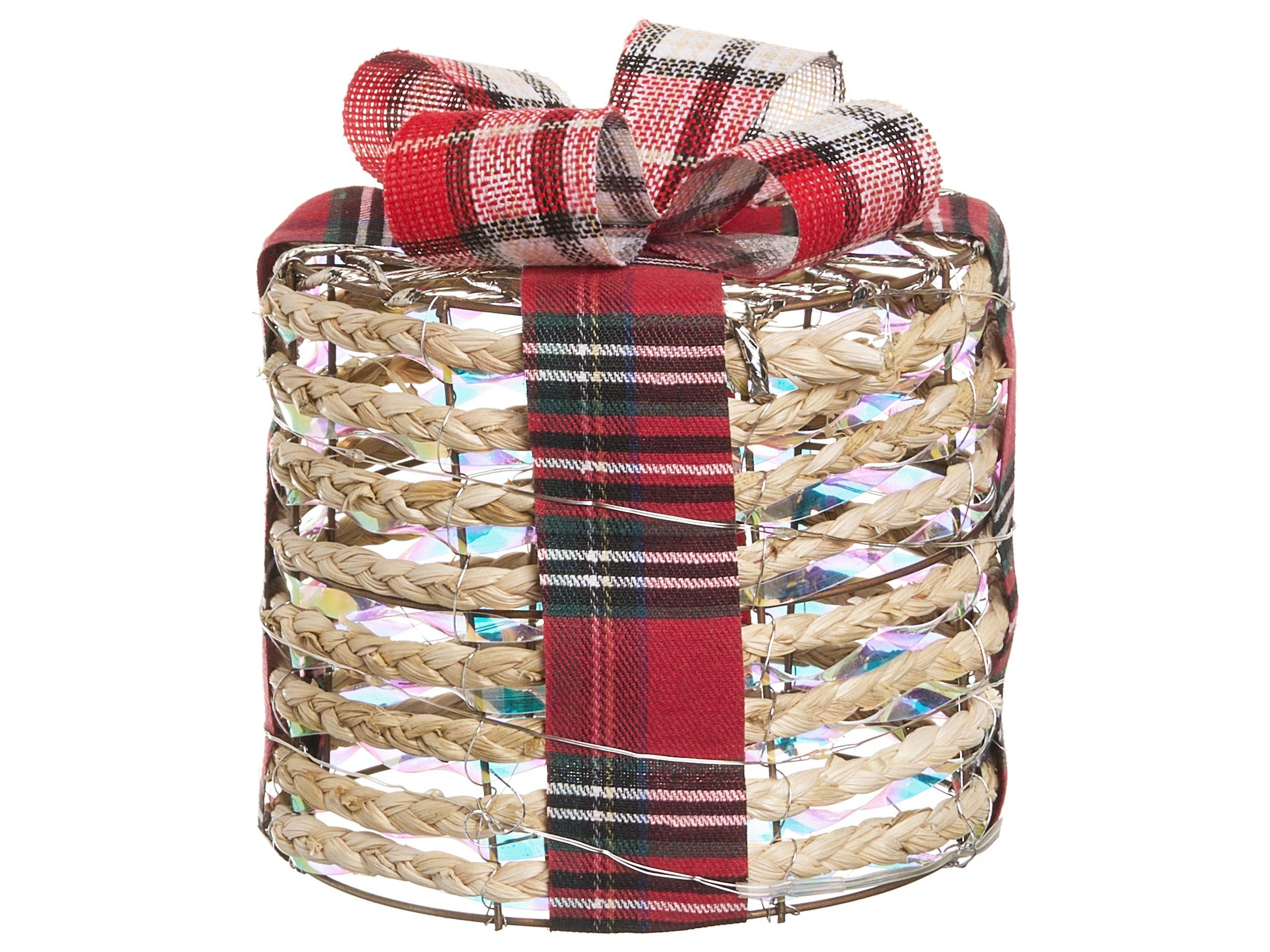 Beliani Lot de 3 décorations de Noël en Matière synthétique Traditionnel VEJLEN  