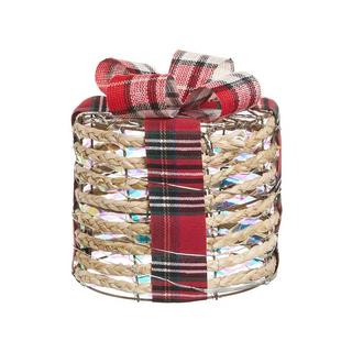 Beliani Lot de 3 décorations de Noël en Matière synthétique Traditionnel VEJLEN  