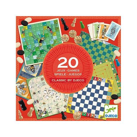 Djeco  Spiele Classic Box (20 Spiele) 