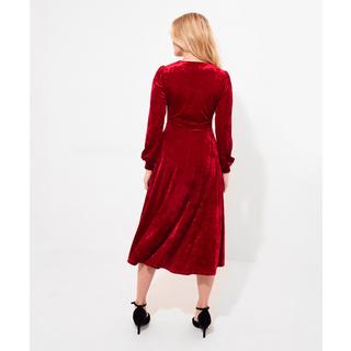 Joe Browns  Midikleid aus Velours mit voluminösen Ärmeln 