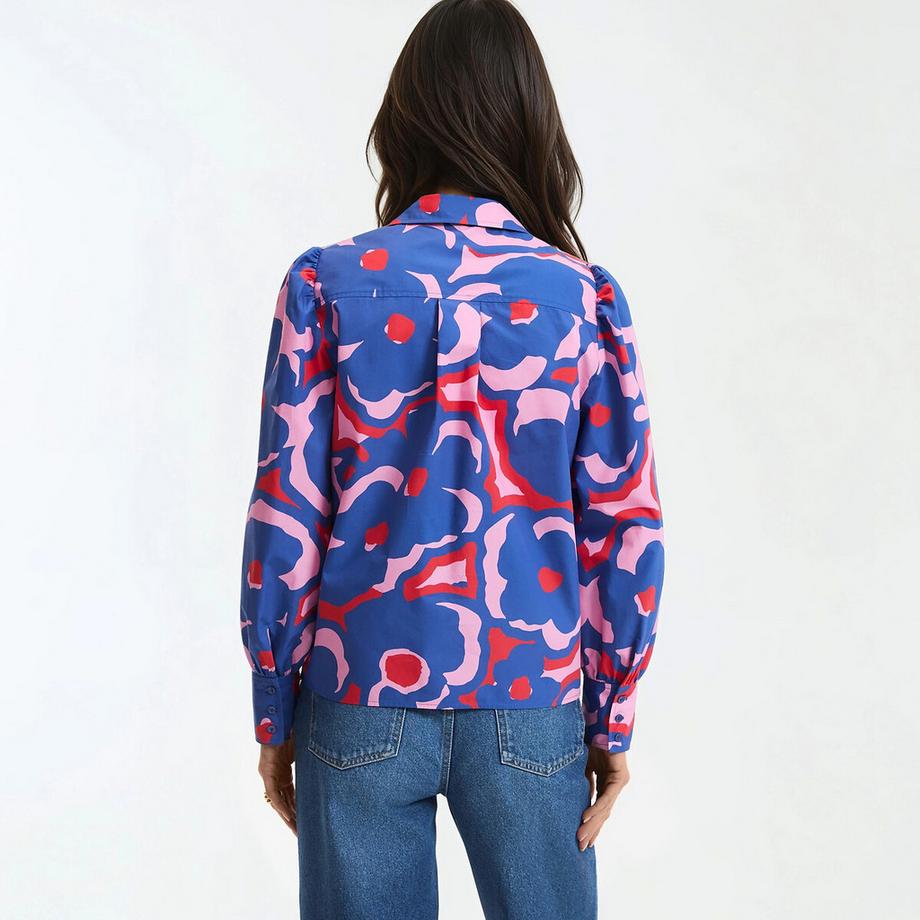 La Redoute Collections Chemise à Manches Longues Imprimé Floral  