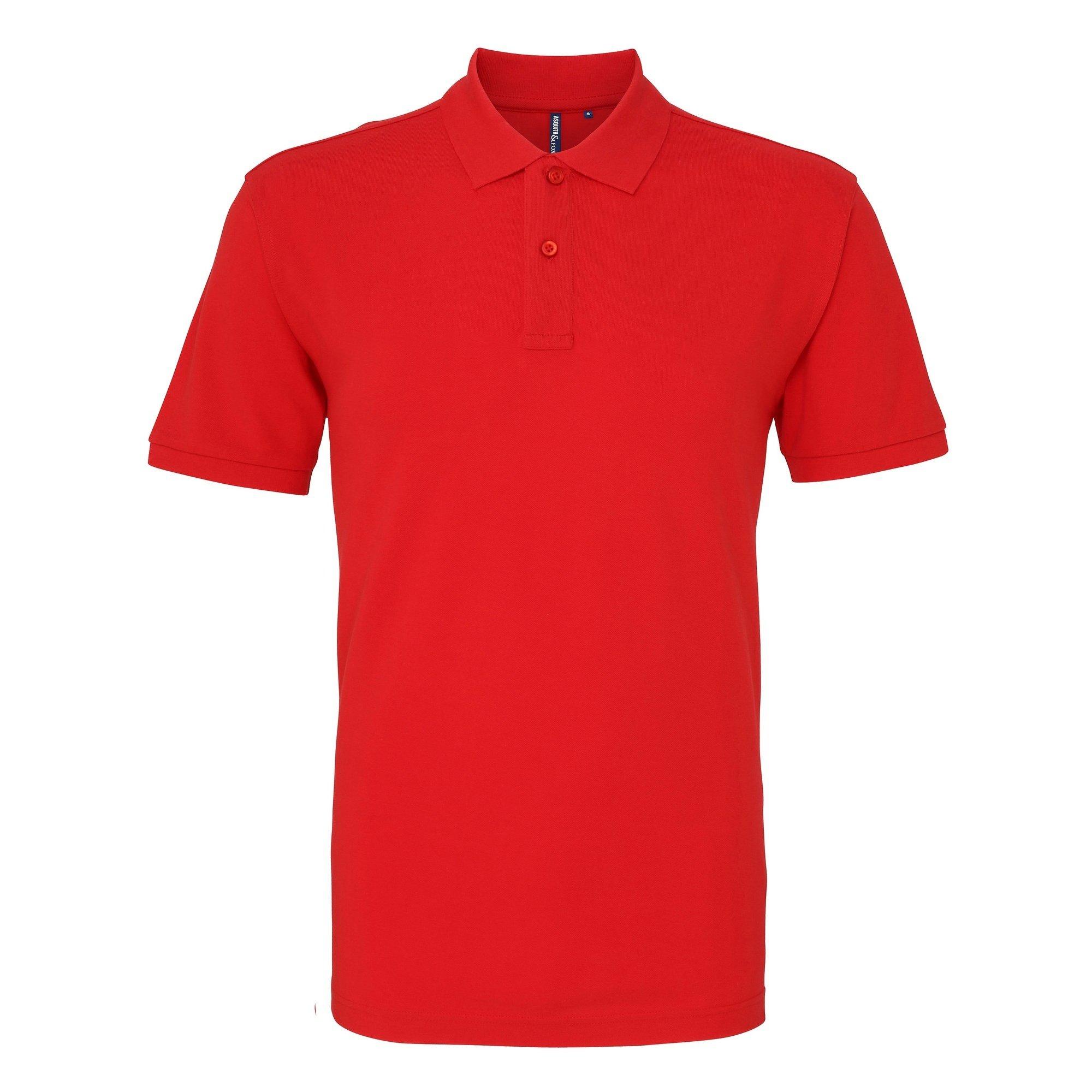 Image of Poloshirt, Kurzarm Herren Rot Bunt 3XL