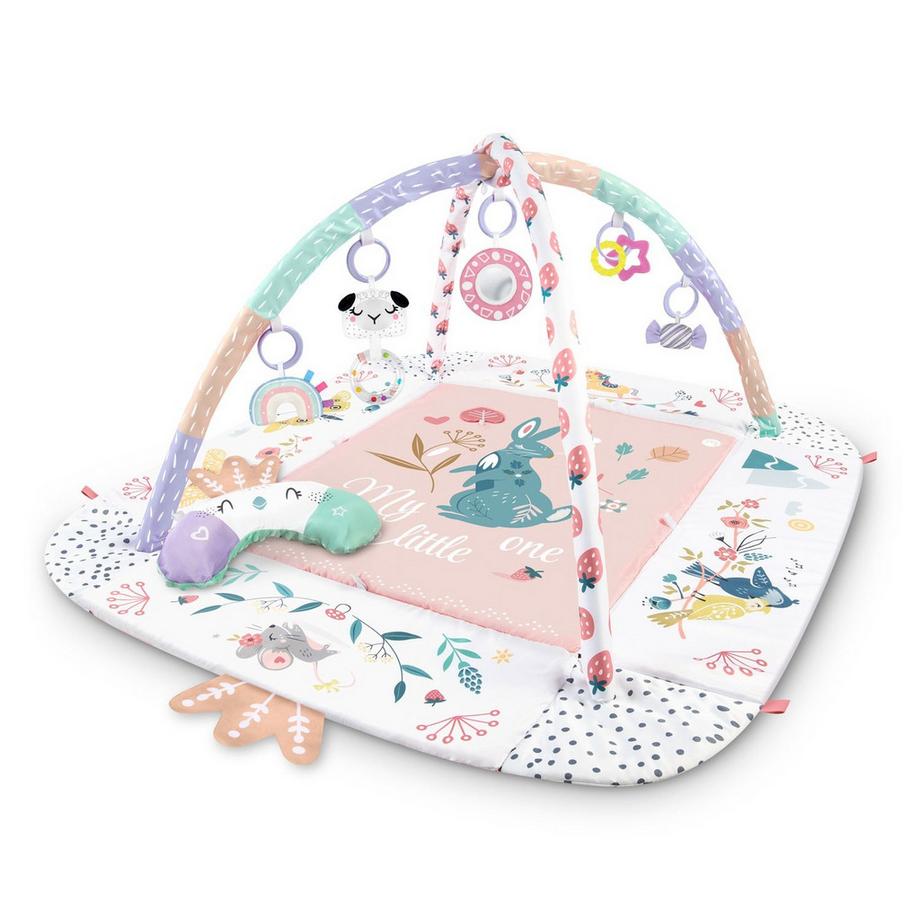 B2X Tapis de jeu interactif et éducatif 110 x 100 cm Oiseau Nukido  