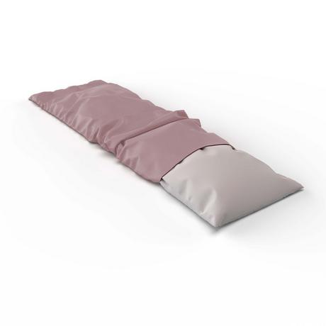 Lotus Bettwaren Housse de coussin de soutien en satin uni  